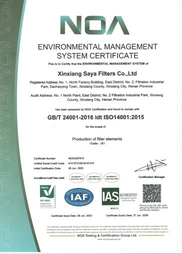 ISO 14001-certified ISO 14001-certified